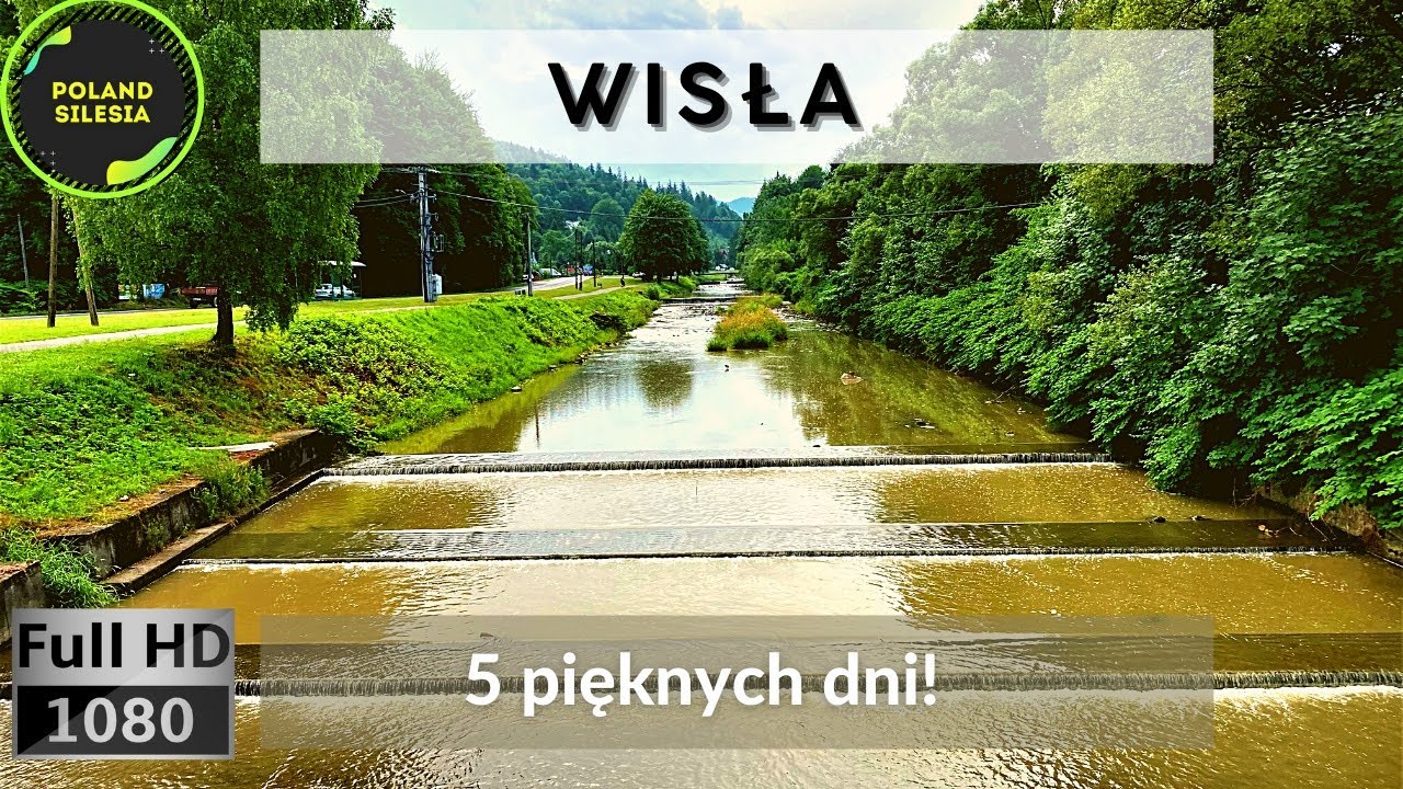 ВИСЛА — Река Висла после дождя — ПОЛЬША / августь 2021 /