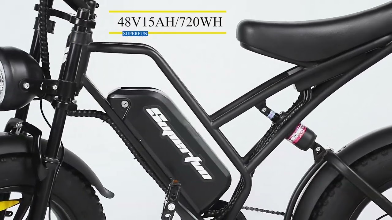 【Superfun R2】360° display，750W Electric Bike for Adults