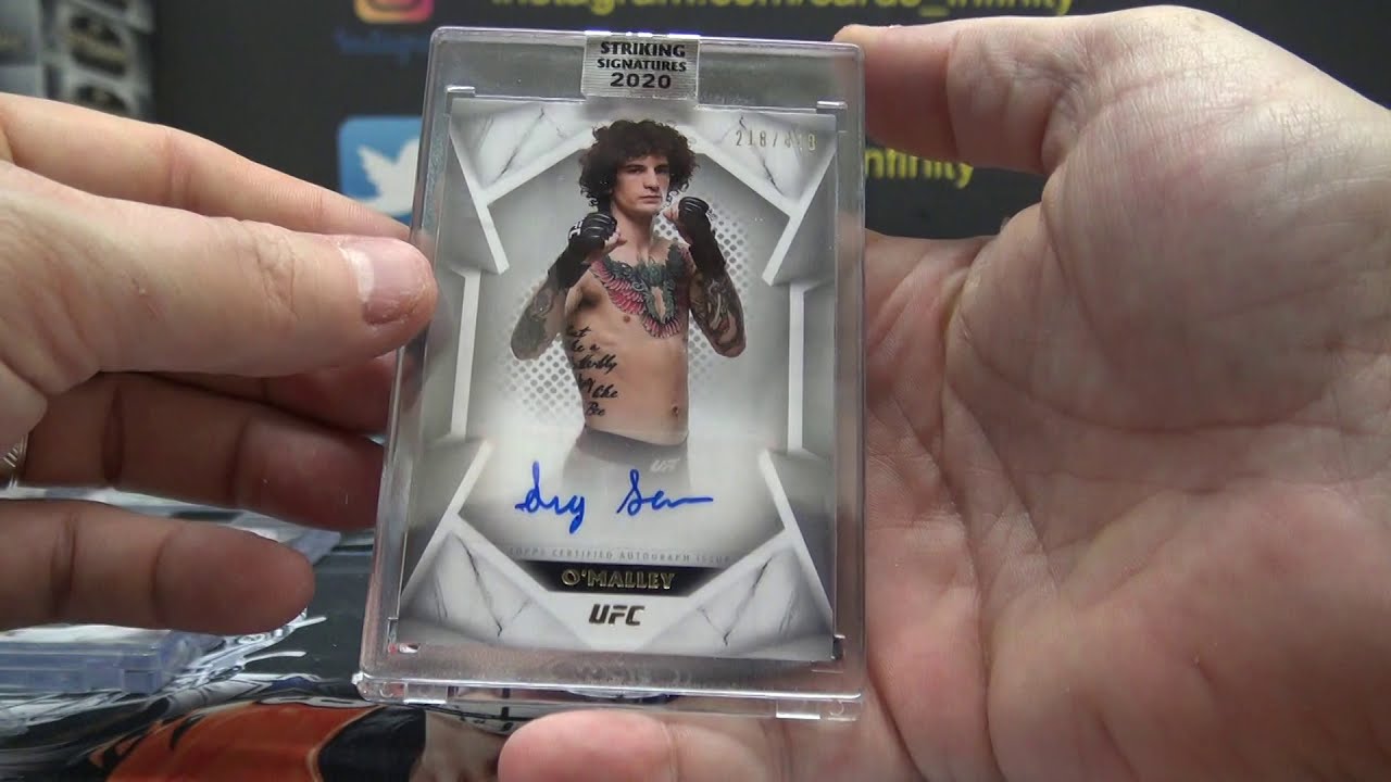 2020 Topps UFC Striking Signatures 10 Box Break