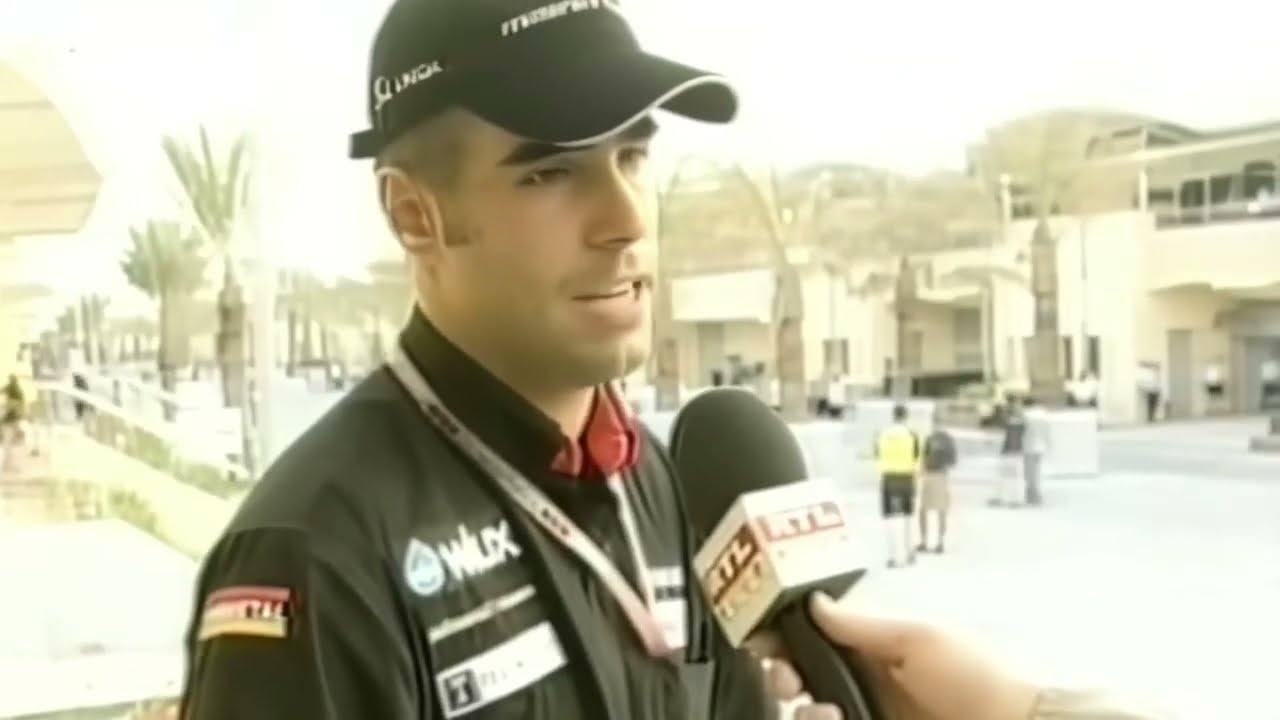 2004 F1 Bahrain GP - Zsolt Baumgartner (Minardi) comments after Friday free practice sessions (HUN)