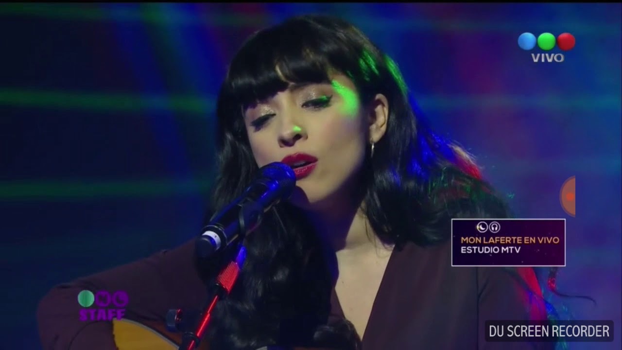 Mon Laferte - Mi buen amor - Estudio MTV - Telefe - Staff de noticias