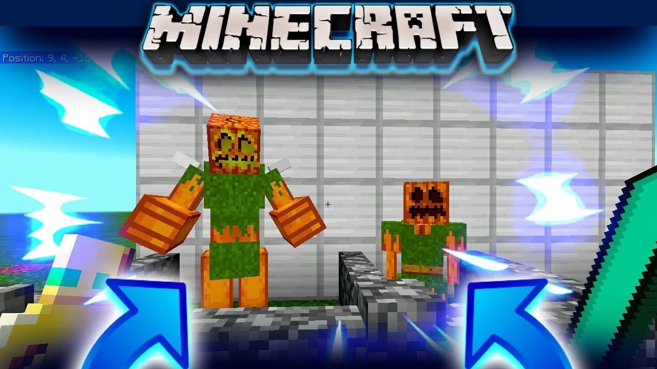NEW MOBS IN MINECRAFT POCKET EDITION!? (Pumpkin Maniac Addon) YouTube