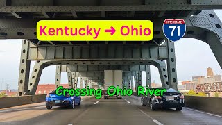 Driving from CVG Airport to Cincinnati, Ohio 🚗 | I-275 & I-71 [4K GoPro]