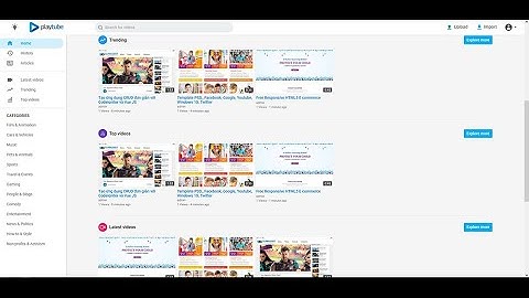 PlayTube - Video Sharing Platform CMS