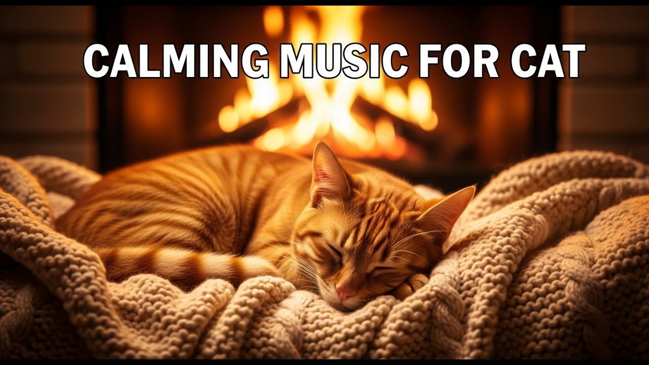 12 Hours of Relaxing Sounds for Cats with Anxiety 😽 Healing Music for Deep Sleep & Insomnia Cure