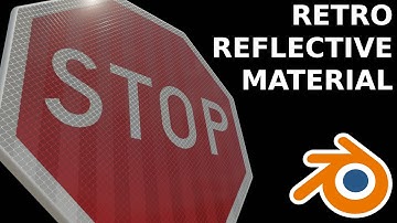 Blender tutorial: Retroreflective material