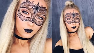 MASQUERADE MASK MAKEUP! | HALLOWEEN TUTORIAL
