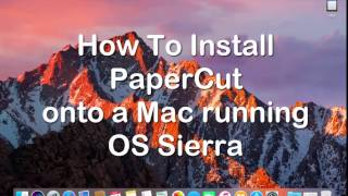 PaperCut and macOS 10.12 (Sierra)