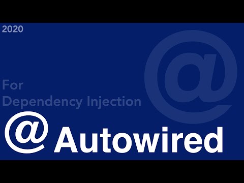วีดีโอ: การใช้คำอธิบายประกอบแบบ Autowired ในฤดูใบไม้ผลิคืออะไร