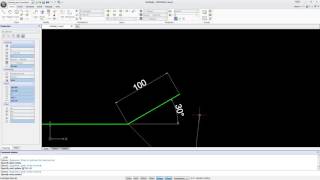 Draftsight - Draw A Line At An Angle