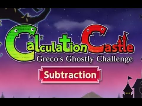 Calculation Castle: Greco's Ghostly Challenge (N. Switch) Subtraction Levels 5 & 6