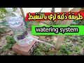 طريقة ري ذكية : سقي النباتات بالتنقيط لمدة طويلة || watering system for your plants
