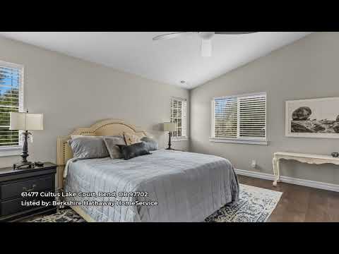 61477 Cultus Lake Court, Bend, OR home video tour