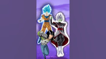 Who is stronger | Goku & Android 17 VS Zamasu #shorts #dbs