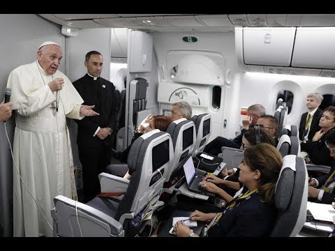 Conferenza Stampa di Papa Francesco sul volo di ritorno dal viaggio in Cile e Perù