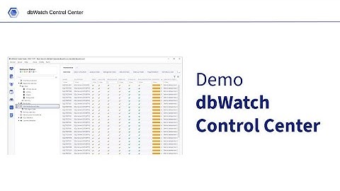 dbWatch Overview 10 min
