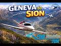 Geneva to Sion Flight | Cirrus Vision Jet | Swiss Alps | Around the world in 80 flights EP#4