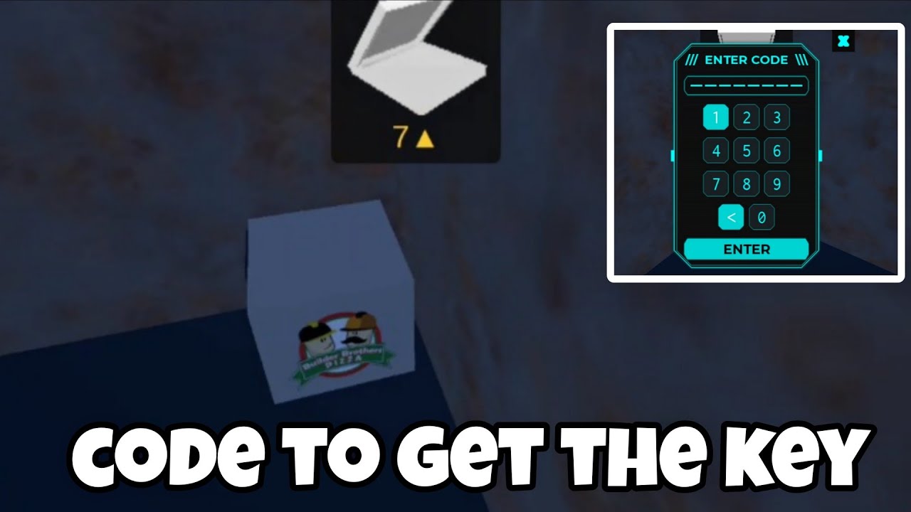 SECRET QUEST] How to Get Key Code in Work At A Pizza Place | the