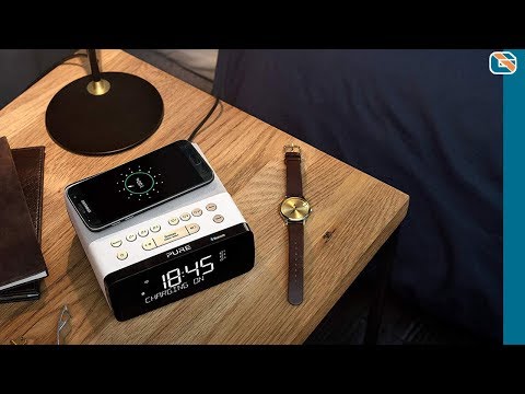 PURE Radiosveglia digitale Radio DAB Bluetooth Orologio Sveglia