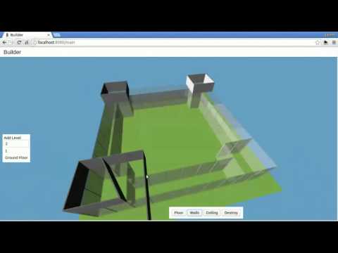 Building a castle in three.js