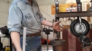Talking about the home built power hammer