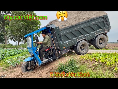 Video 70 year old man driving a sand truck | CÔNG nông chở... - youtube