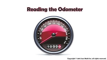 Reading the Odometer (Rounding Large Whole Numbers to the Nearest Ten with a Carry)