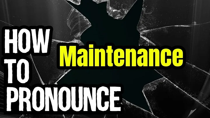 How To Pronounce Maintenance? (CORRECTLY) Meaning & Pronunciation