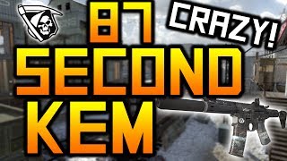 87 Second Honey Badger KEM Strike! (Call of Duty Ghost: Gameplay/Commentary)