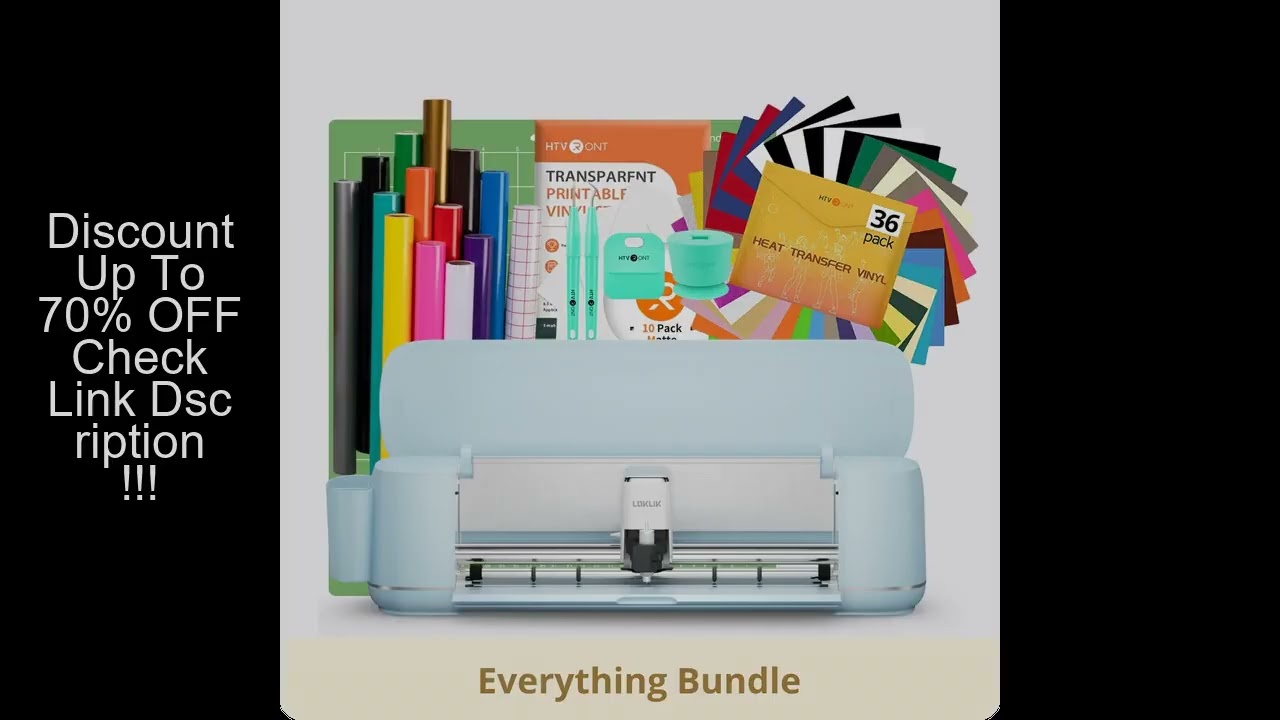 LOKLiK Vinyl Cutter Machine for all Crafts Create Customized Cards Smart Cutting Machine Compatible