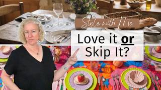 BEFORE You Set Your Summer Table... Watch This! ~ Trends I'm Loving & A Few I'm Skipping