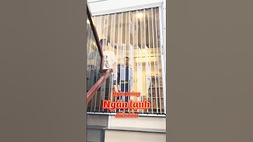 Cửa xếp lá nhựa ngăn lạnh khu vực cầu thang #shorts