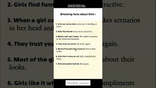 Famous Shocking Facts About Girls 😱 | Unknown Truths About Women | Psychology Facts | Wisdom_Weave Wealth