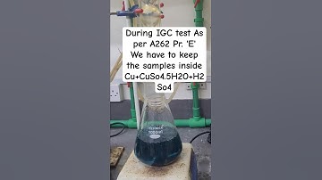 How to do the IGC test As per A262 Pr. 
