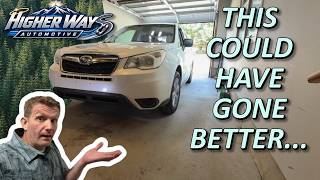 Subaru CVT Fluid change - simple and easy...until...