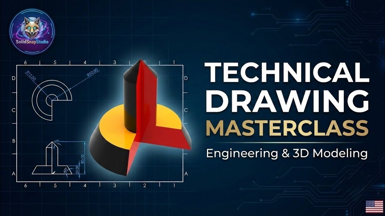 How to Convert 2D Drawing into 3D Model | Step-by-Step CAD Tutorial ...