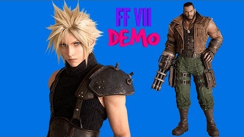 Final Fantasy VII Remake Demo (Full Playthrough)