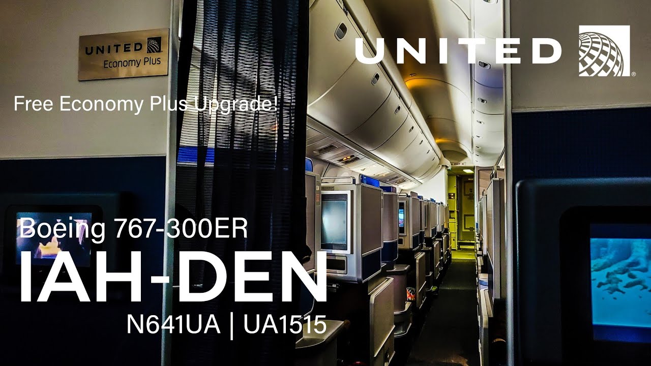 Economy Plus on a Basic Economy Ticket United Airlines Boeing 767