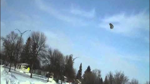 RCDOX 2011 NEURON SNOWFLAKE high wind crash  RC plane