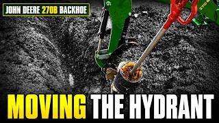 Relocating a Farm Hydrant with the John Deere 2038R!