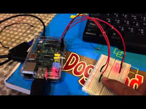 Simple Put Button Input with  Raspberry Pi
