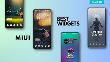 Best MIUI Widgets to Customize MIUI 😍 | MIUI Themes with Best Widgets
