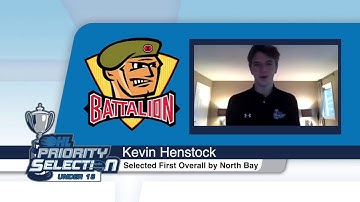 2020 OHL Under-18 Priority Selection Interview: Kevin Henstock