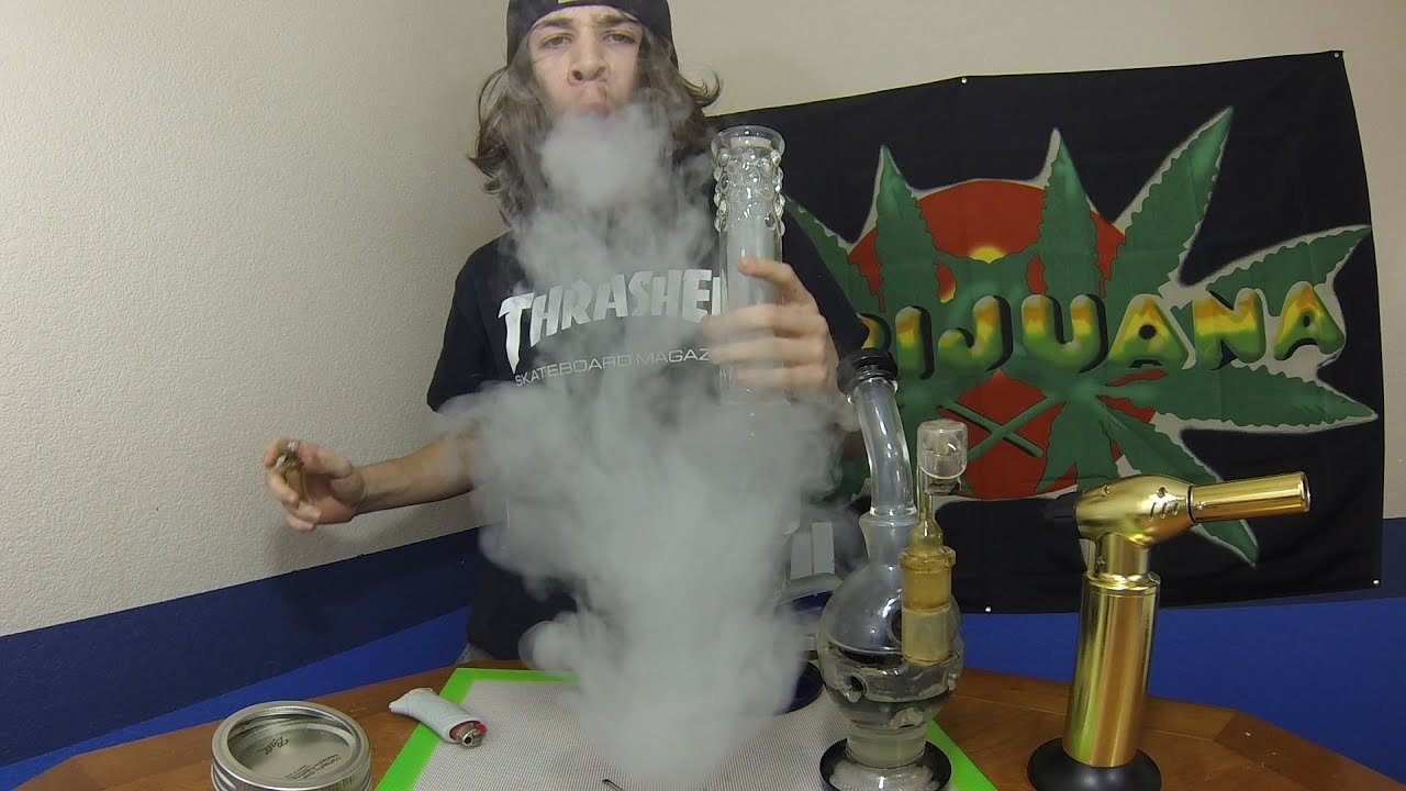 ANOTHER DAB & BONG RIP IN ONE BREATH!