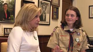 One of the first female Eagle Scouts?