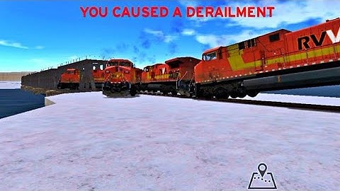 HUGE TRAIN CRASH ON THE BRIDGE NEAR LAKEYARD | TRAIN AND RAILYARD SIMULATOR | MOST REALISTIC