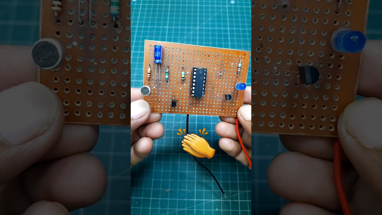 Clap Switch Circuit on-off 