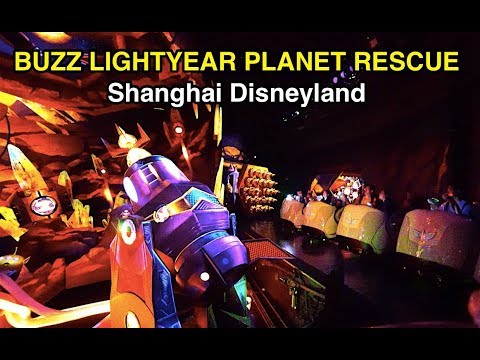 china southern airlines [4K] Buzz Lightyear Planet Rescue : Shanghai Disneyland