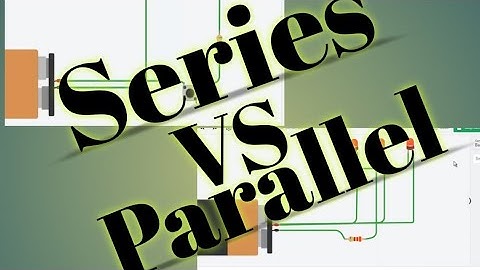 Series and Parallel Led On Tinkercad Simulation