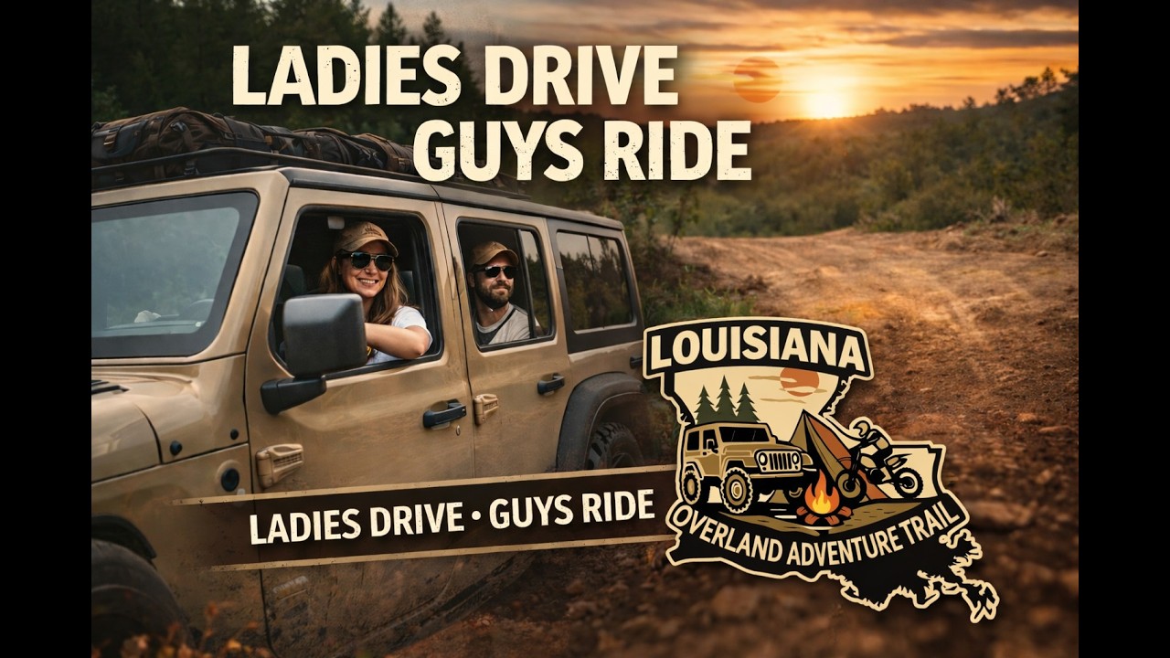 Overlanding Louisiana Ladies Drive Guys Ride #OverlandingLouisianad #NatchitochesLouisia